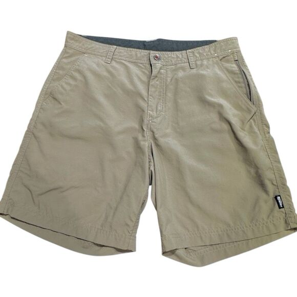 Howler Brothers Horizon Hybrid Shorts. Tan. Size 32. - Picture 1 of 8